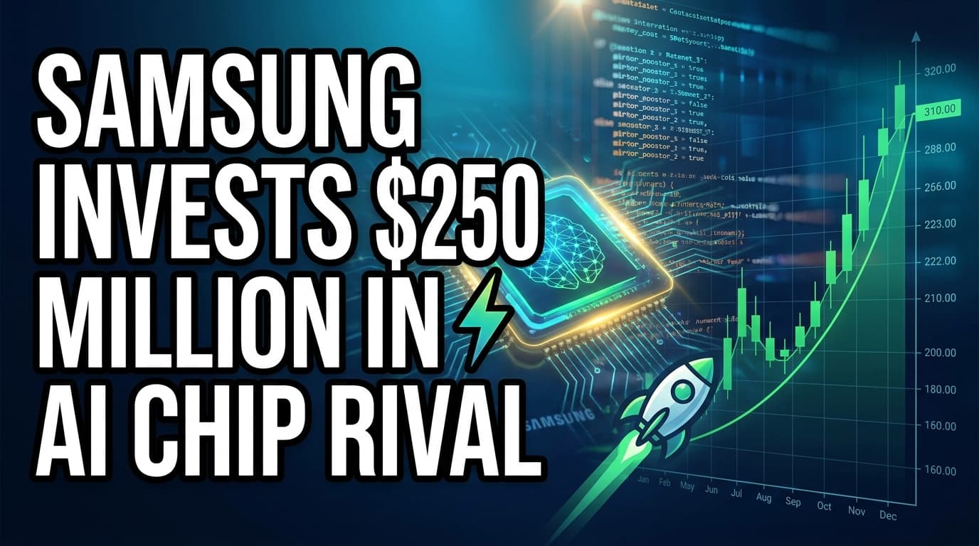 Samsung Invests $250 Million in AI Chip Rival Amid Rising GPU Alternatives