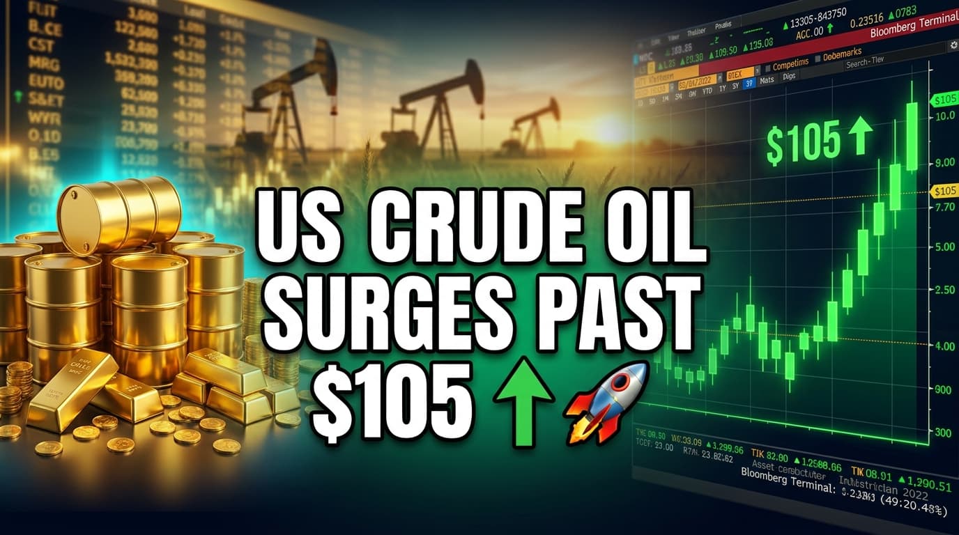 US Crude Oil Surges Past $105 on Reports of Saudi Cargo Cancellations