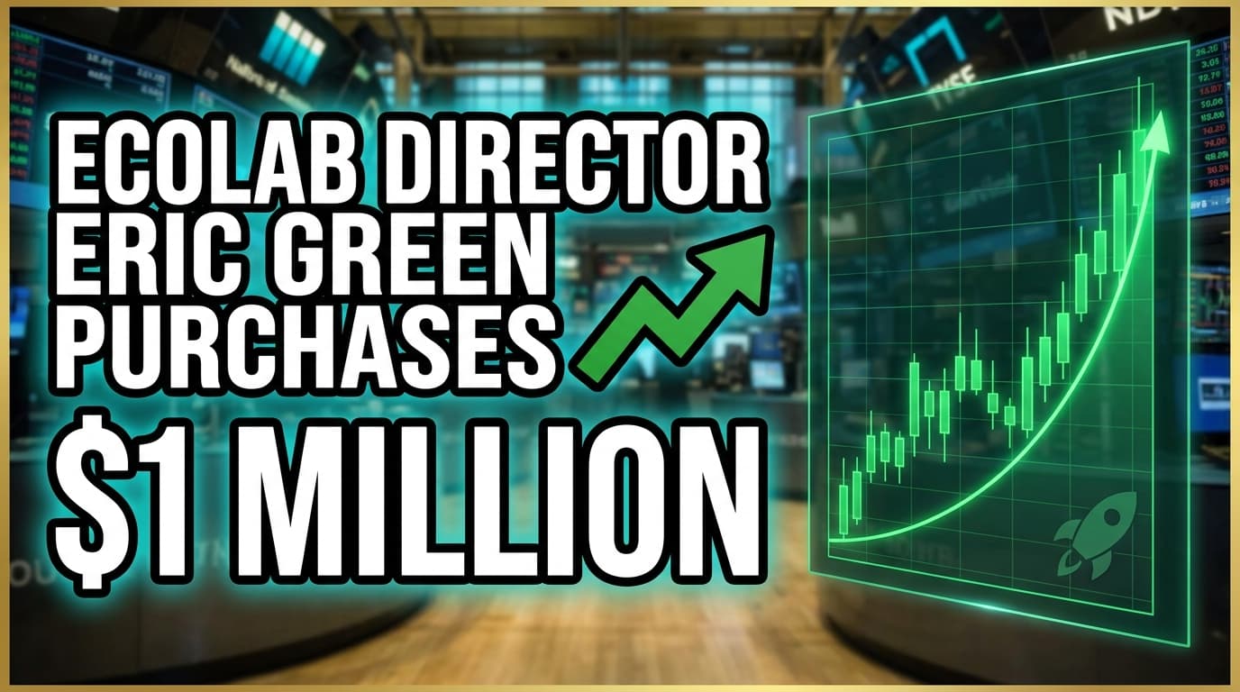 Ecolab Director Eric Green Purchases $1 Million in Company Stock