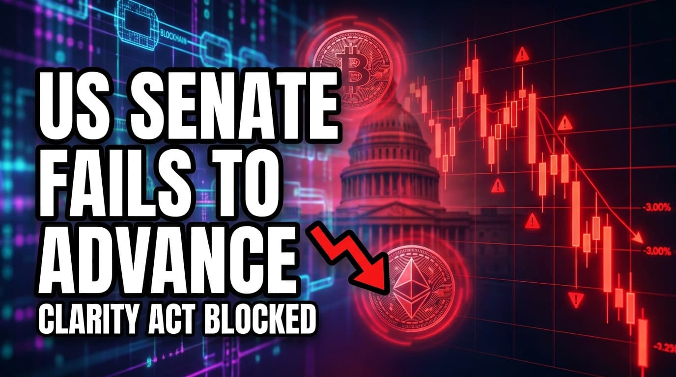 US Senate Fails to Advance CLARITY Act, Leaving Crypto Regulation Uncertain