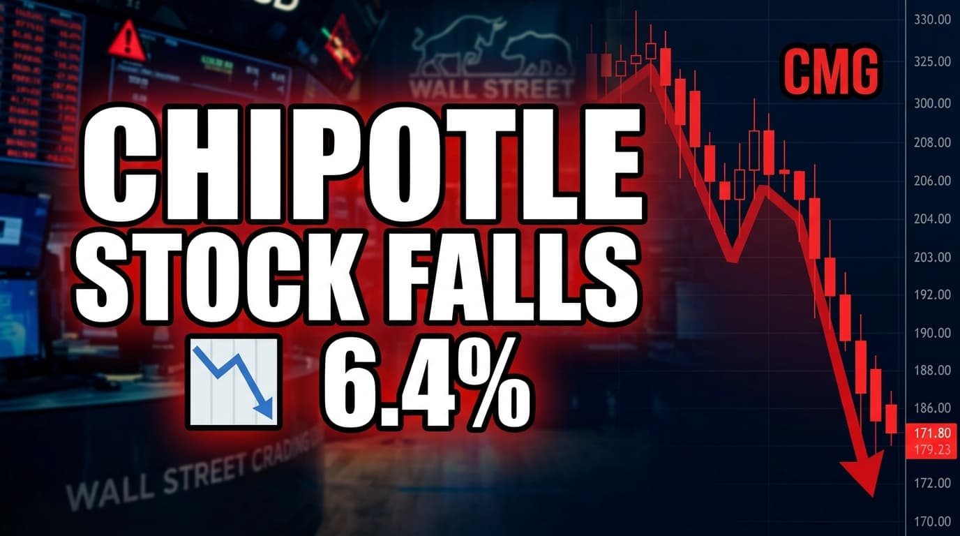 Chipotle Stock Falls 6.4% Amid Rising Brent Crude and Treasury Yields