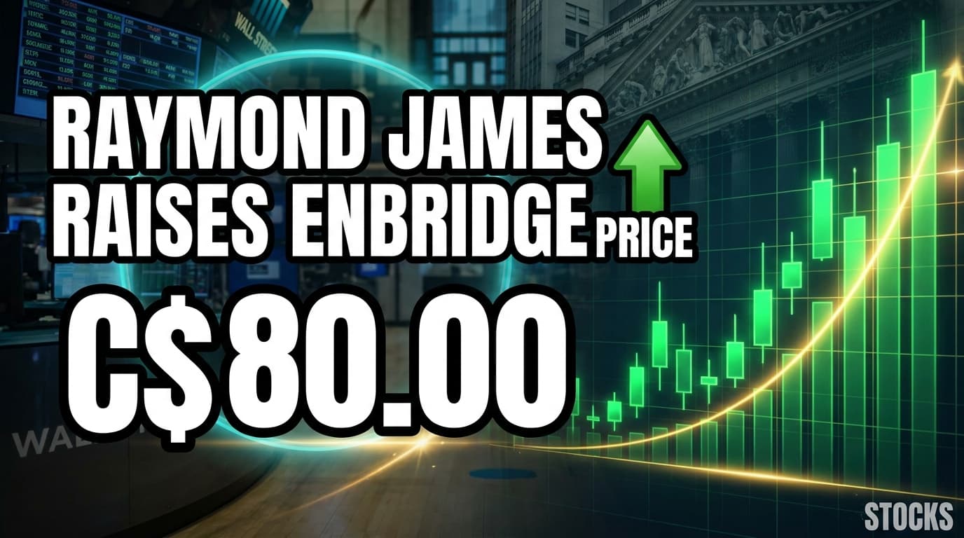 Raymond James Raises Enbridge Price Target to C$80.00, Maintains 'Market Perform'