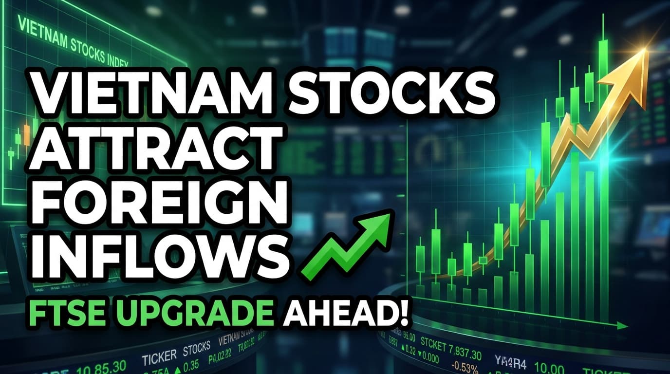 Vietnam Stocks Attract Foreign Inflows Ahead of FTSE Upgrade