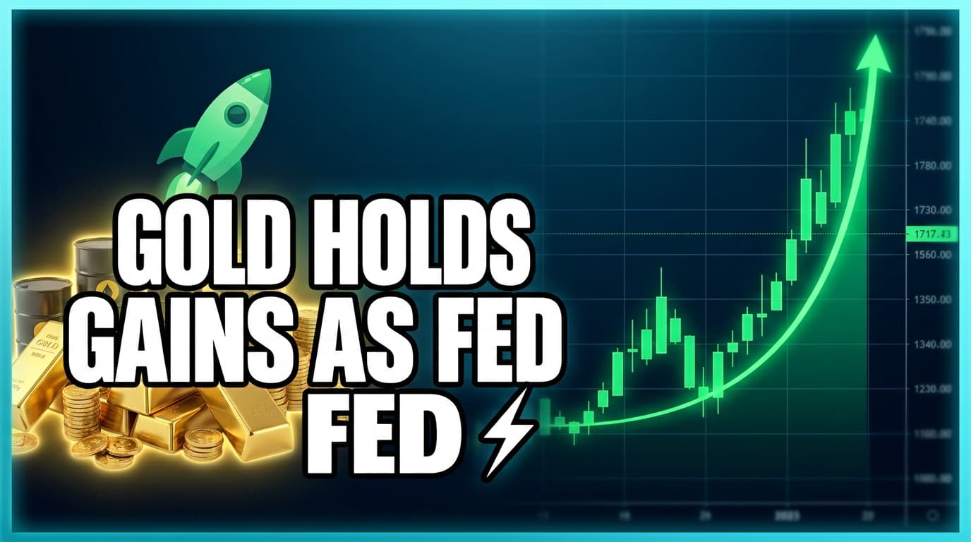Gold Holds Gains as Fed Hike, Lower Oil Ease Inflation Concerns