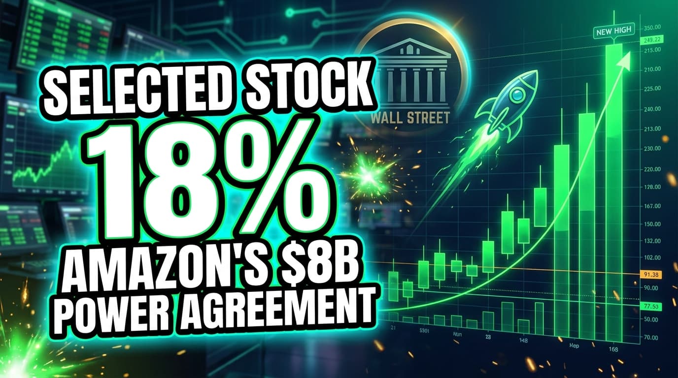 AI-Selected Stock Surges 18% Following Amazon's $8 Billion Power Agreement
