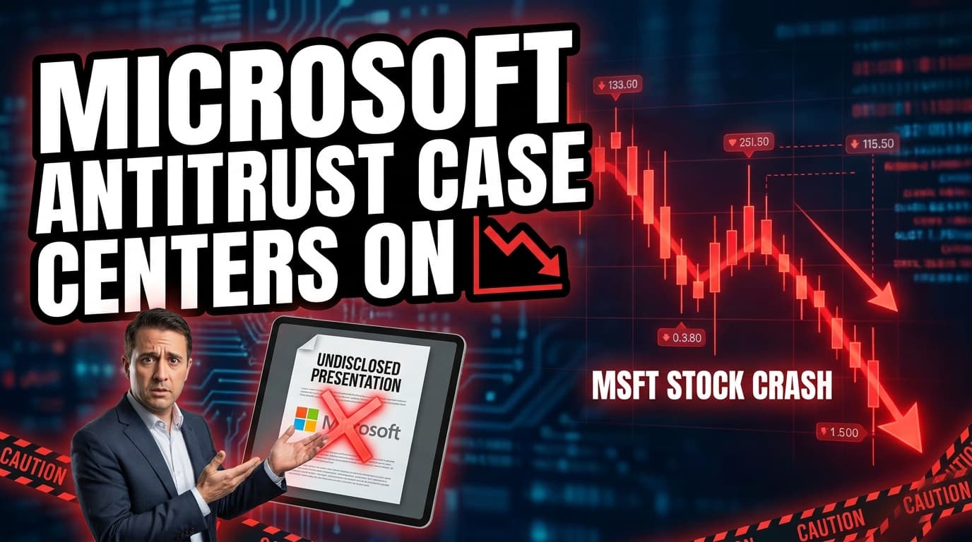 Microsoft Antitrust Case Centers on Undisclosed Presentation