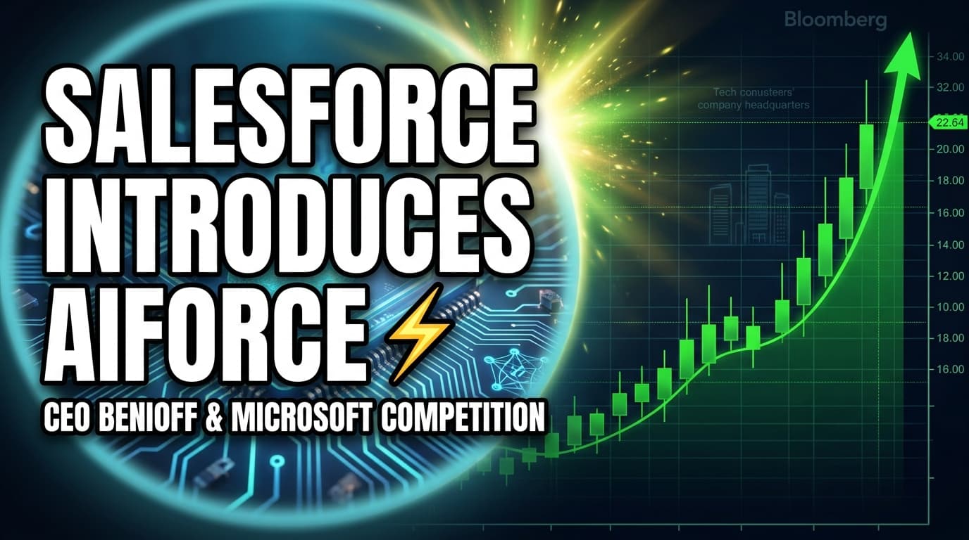 Salesforce Introduces AIforce, CEO Benioff Comments on Microsoft Competition