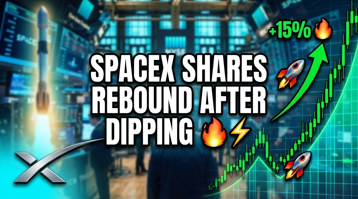 SpaceX Shares Rebound After Dipping Below Debut Price
