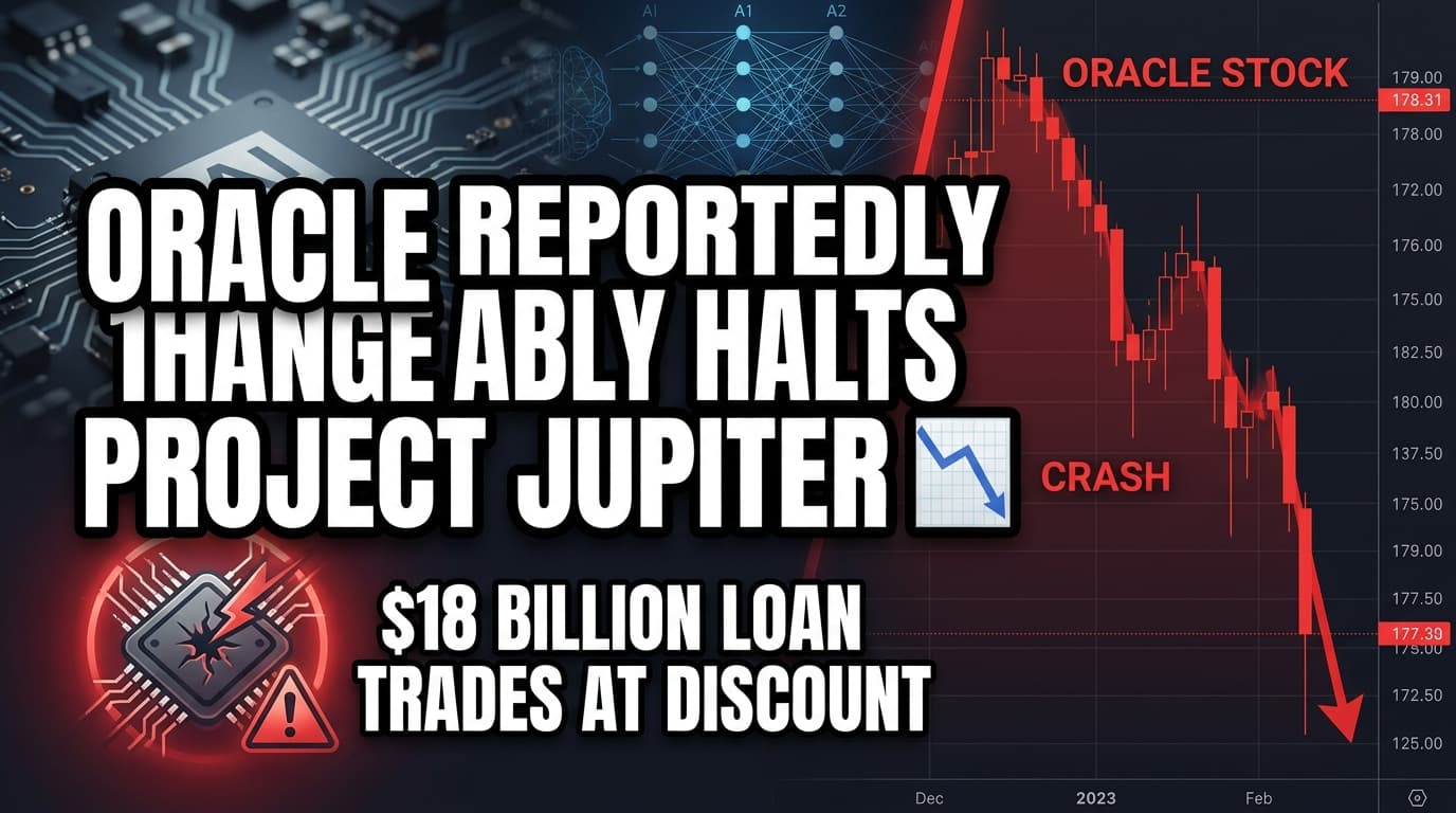 Oracle Reportedly Halts Project Jupiter, $18 Billion Loan Trades at Discount