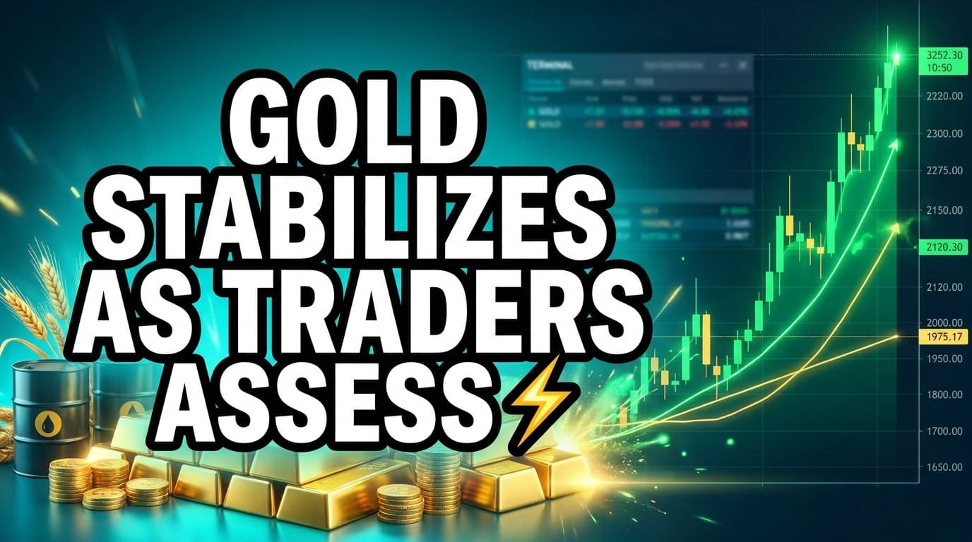 Gold Stabilizes as Traders Assess Inflation, Fed Rate Hike Impact
