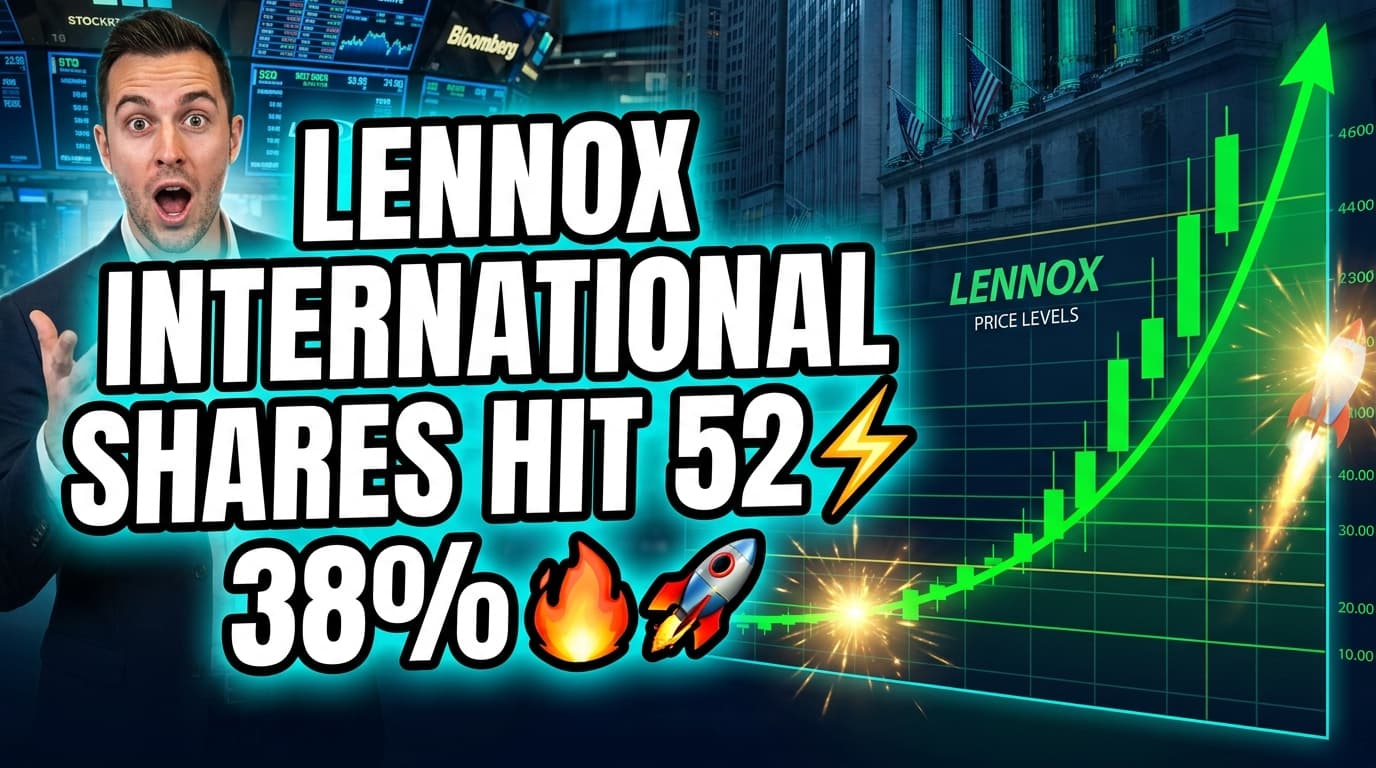 Lennox International Shares Hit 52-Week Lows After 38% Decline