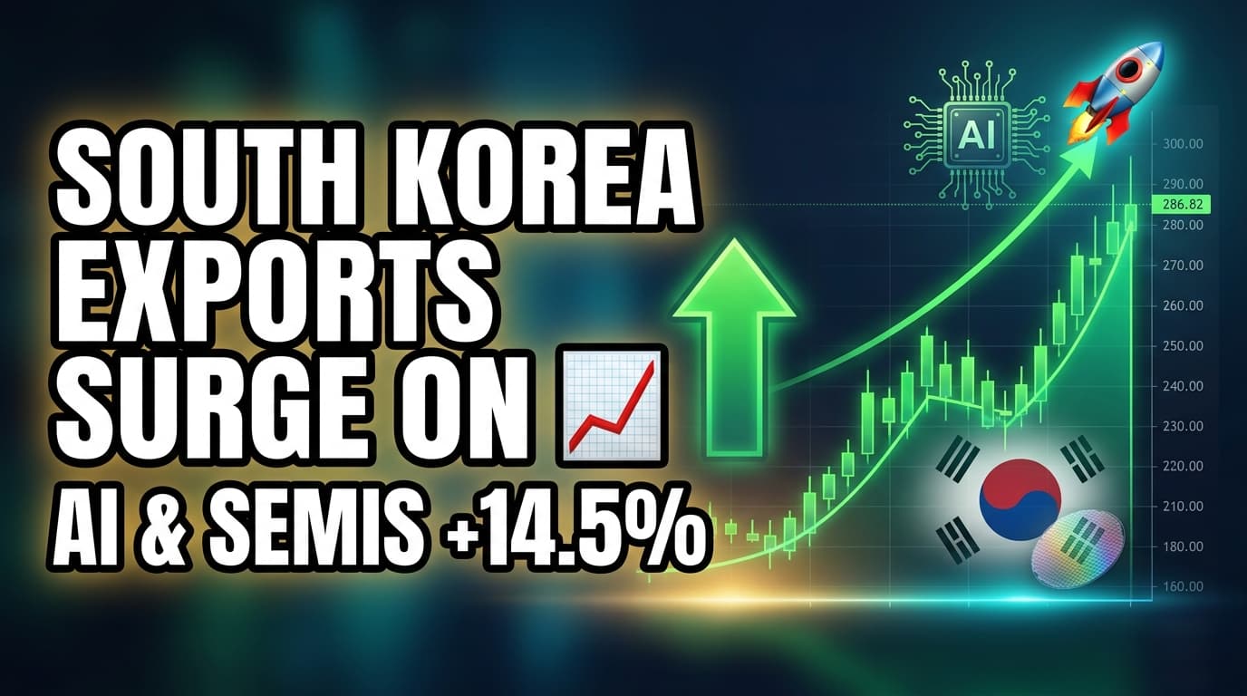 South Korea Exports Surge on AI, Semiconductor Demand