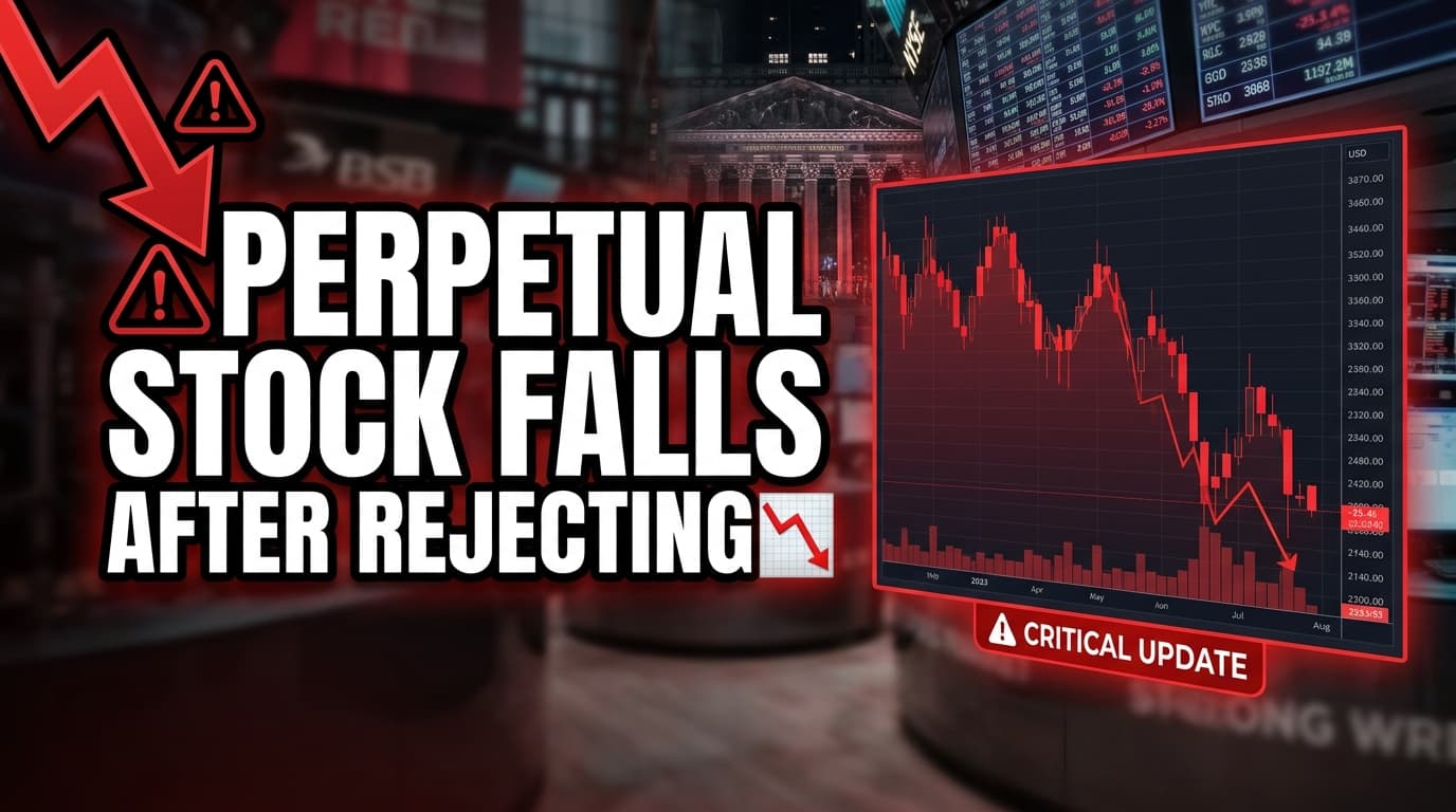 Perpetual Stock Falls After Rejecting EQT Group Bid