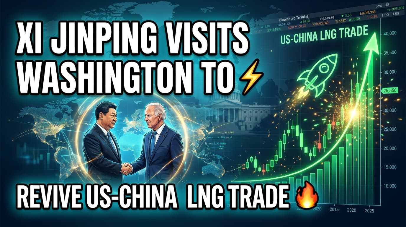 Xi Jinping Visits Washington to Revive US-China LNG Trade