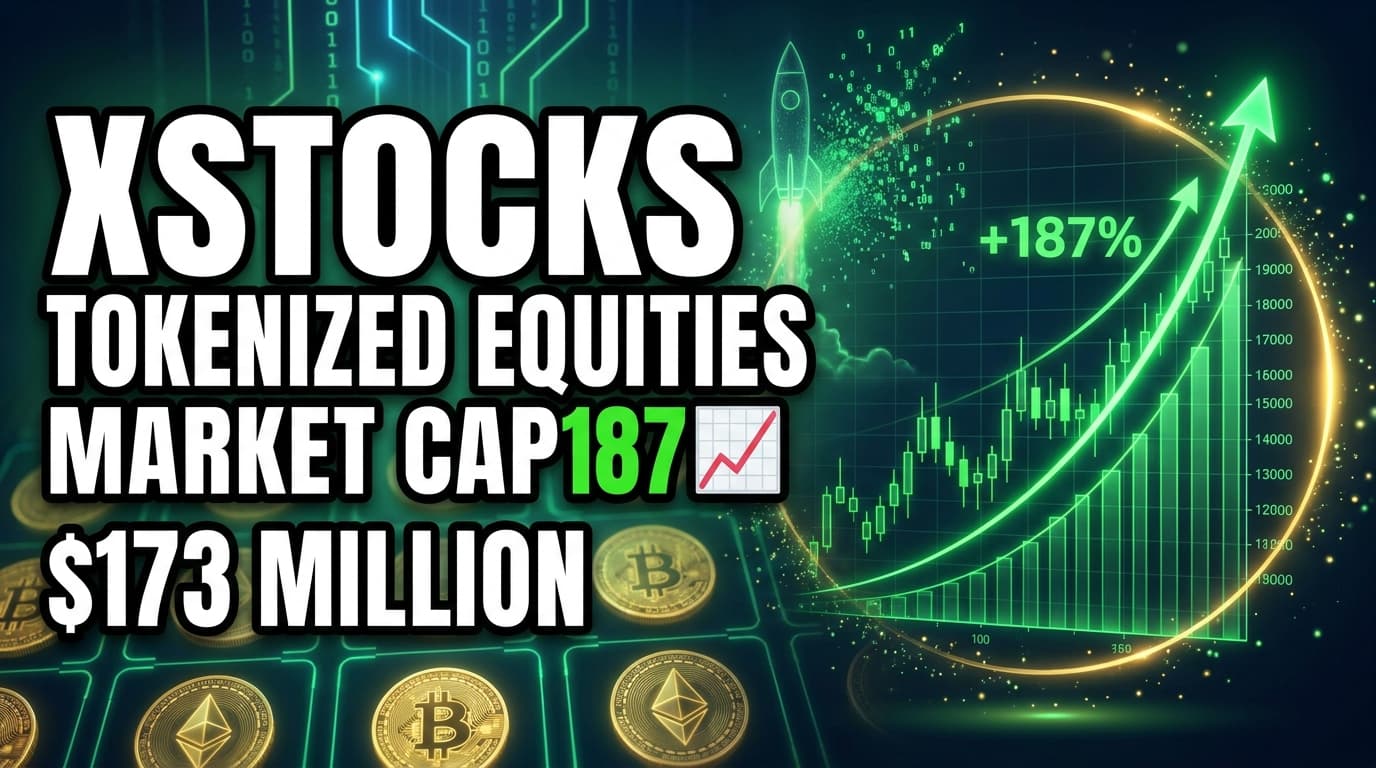 xStocks Tokenized Equities Market Cap Surges 187% to $173 Million