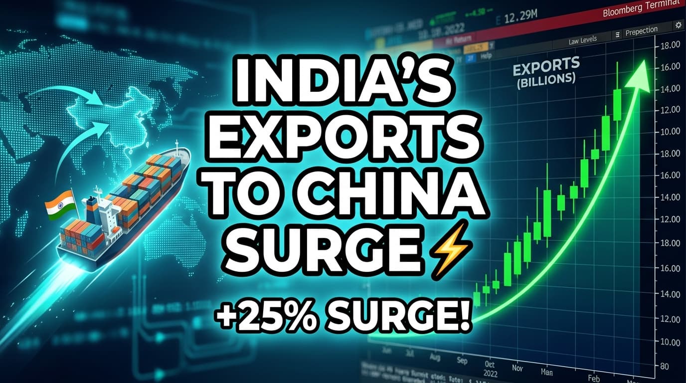 India's Exports to China Surge, Widening Trade Deficit