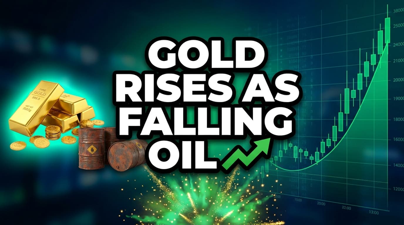 Gold Rises as Falling Oil Prices Ease Rate Hike Concerns
