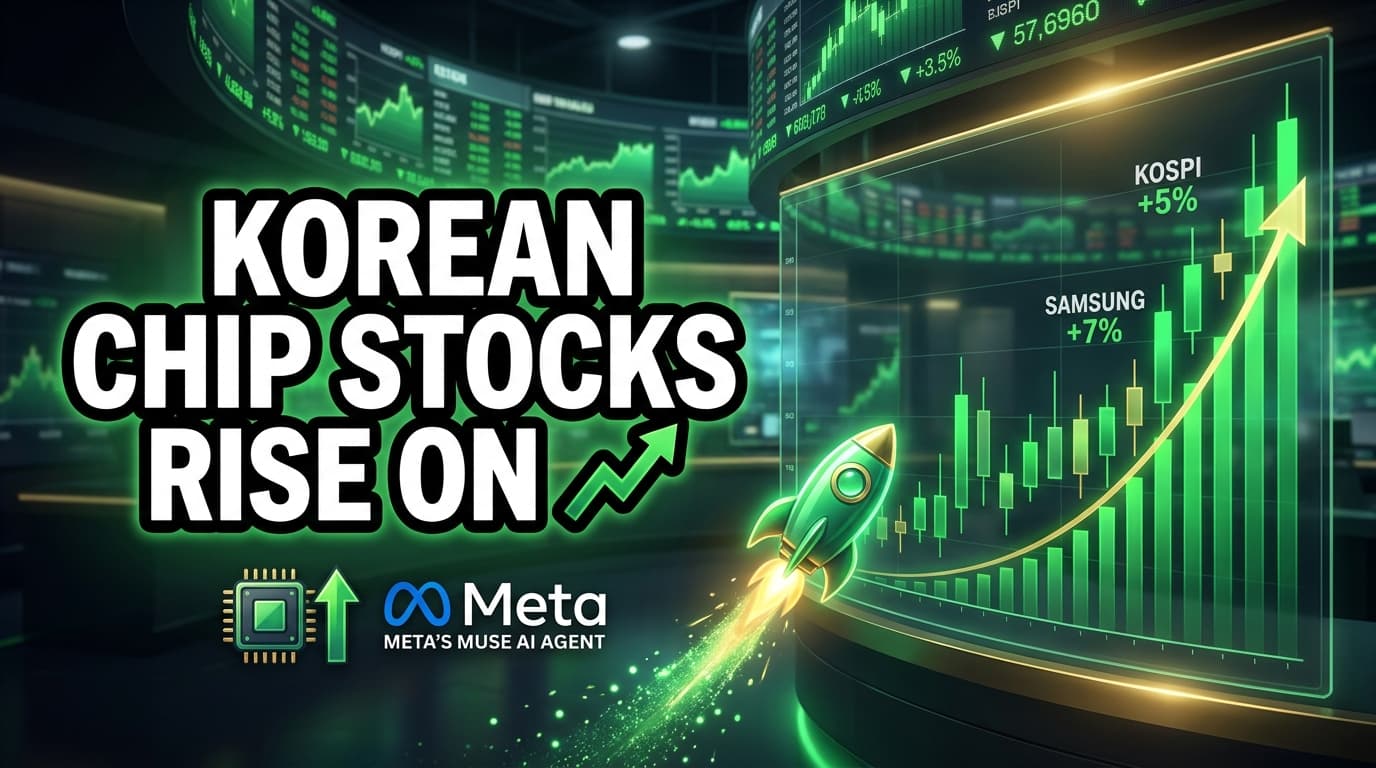 Korean Chip Stocks Rise on Meta's Muse AI Agent Enthusiasm