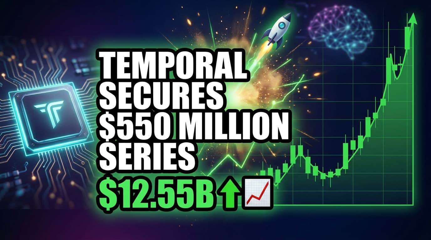 Temporal Secures $550 Million Series E at $12.55 Billion Valuation