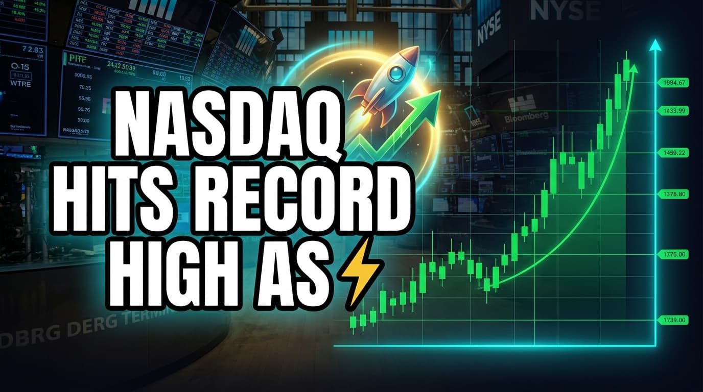 NASDAQ Hits Record High as Dow Declines, Signaling Sector Shift