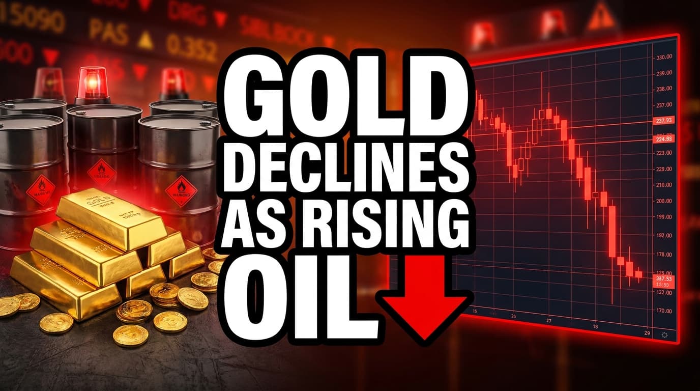 Gold Declines as Rising Oil, Strong US Data Fuel Rate-Hike Expectations