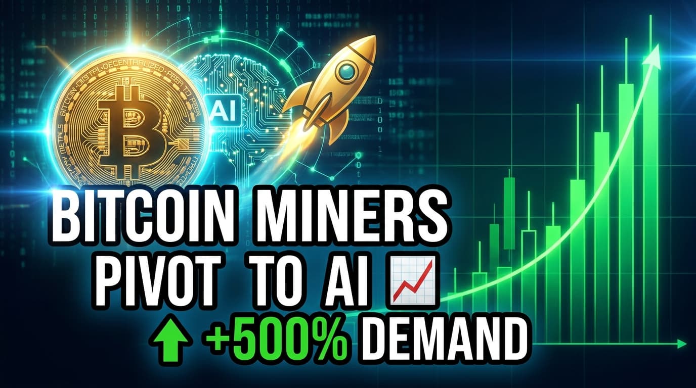 Bitcoin Miners Pivot to AI Power Infrastructure Amid Demand Surge