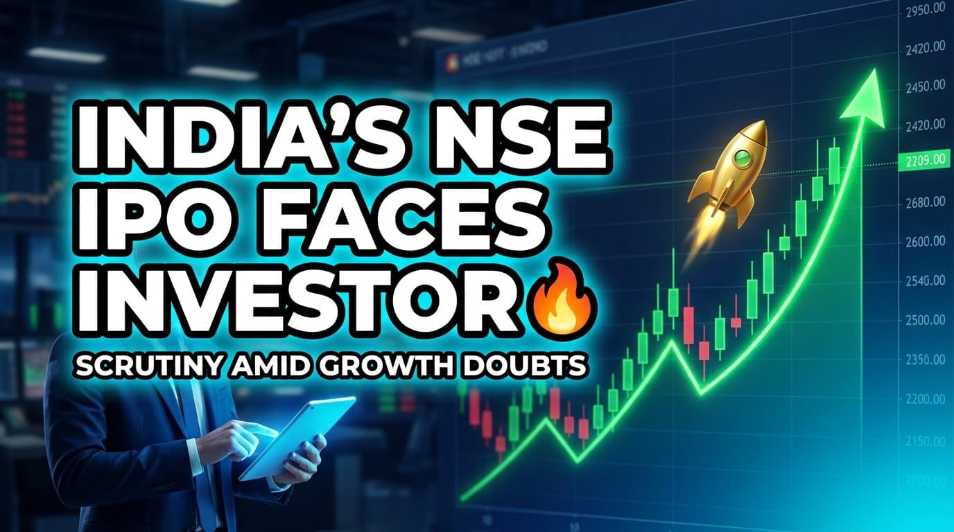 India's NSE IPO Faces Investor Scrutiny Amid Growth Doubts