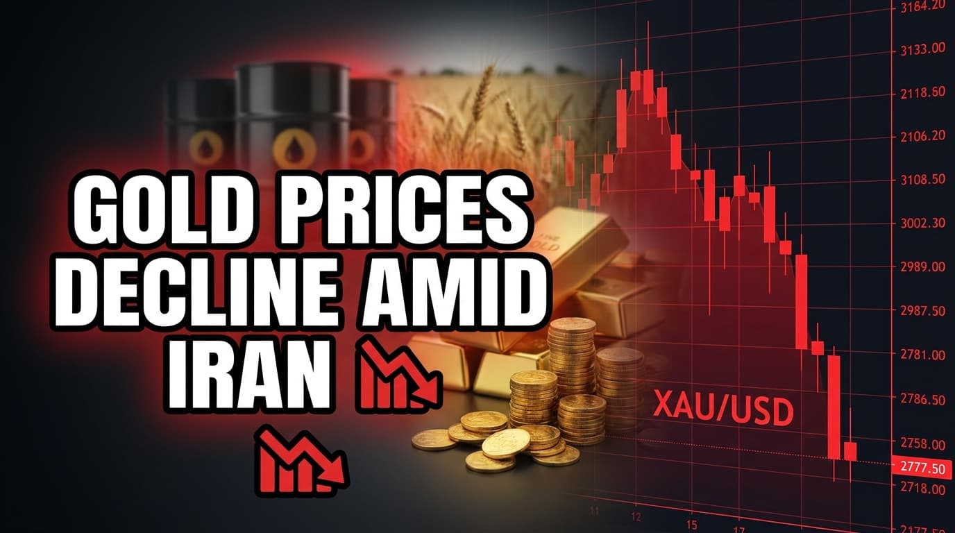 Gold Prices Decline Amid Iran Tensions, Fed Rate Hike Bets