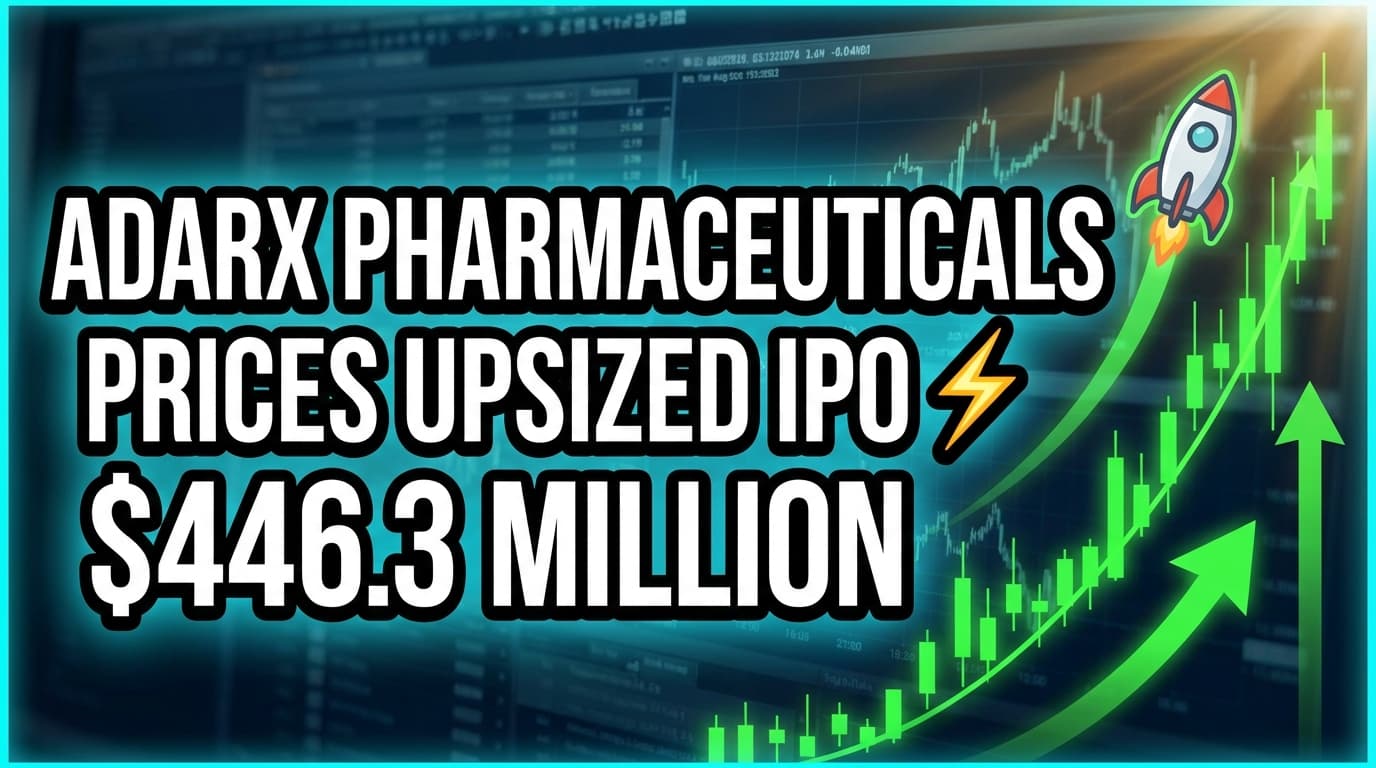 Adarx Pharmaceuticals Prices Upsized IPO at $17, Raising $446.3 Million