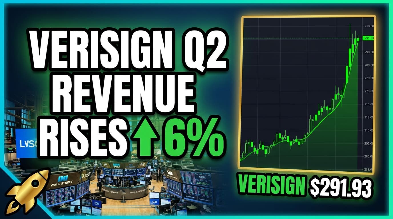 VeriSign Q2 Revenue Rises 6%, Stock Trades at $291.93