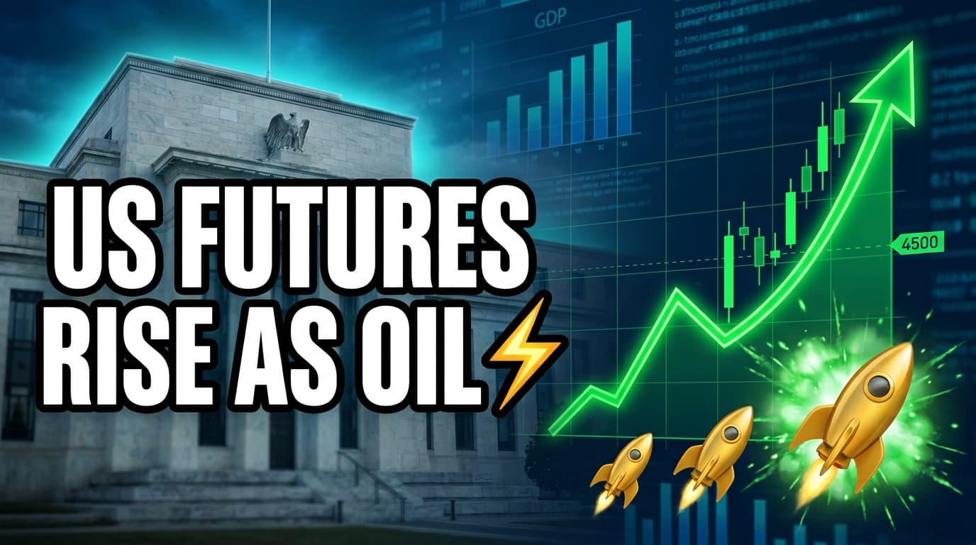 US Futures Rise as Oil Declines, Bond Yields Hit Multi-Decade High