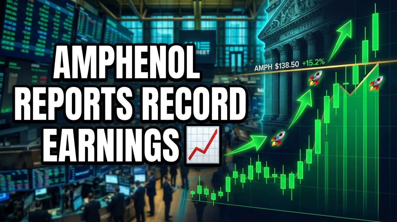 Amphenol Reports Record Earnings, Shares Approach All-Time Highs