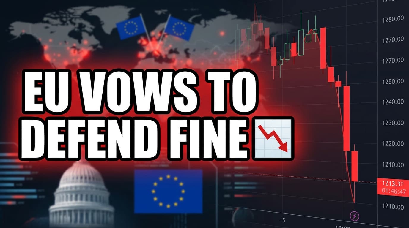 EU Vows to Defend Fine Against X Amid US Support for Musk Challenge