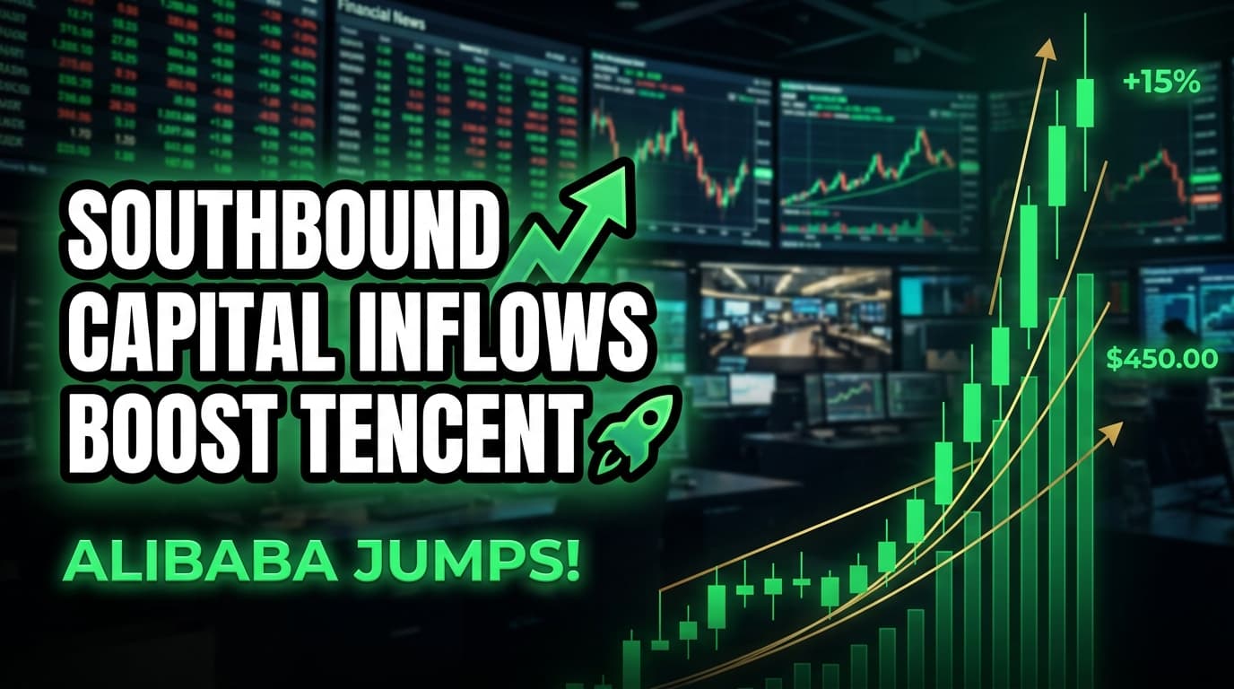 Southbound Capital Inflows Boost Tencent, Alibaba in Hong Kong Market