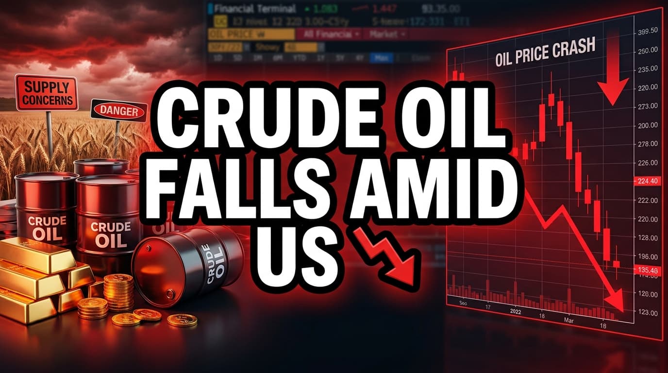 Crude Oil Falls Amid US-Iran Hormuz Talks, Supply Concerns