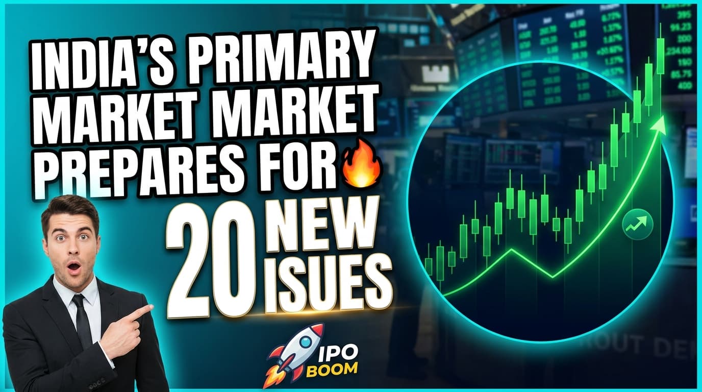 India's Primary Market Prepares for Busiest IPO Week with 20 New Issues
