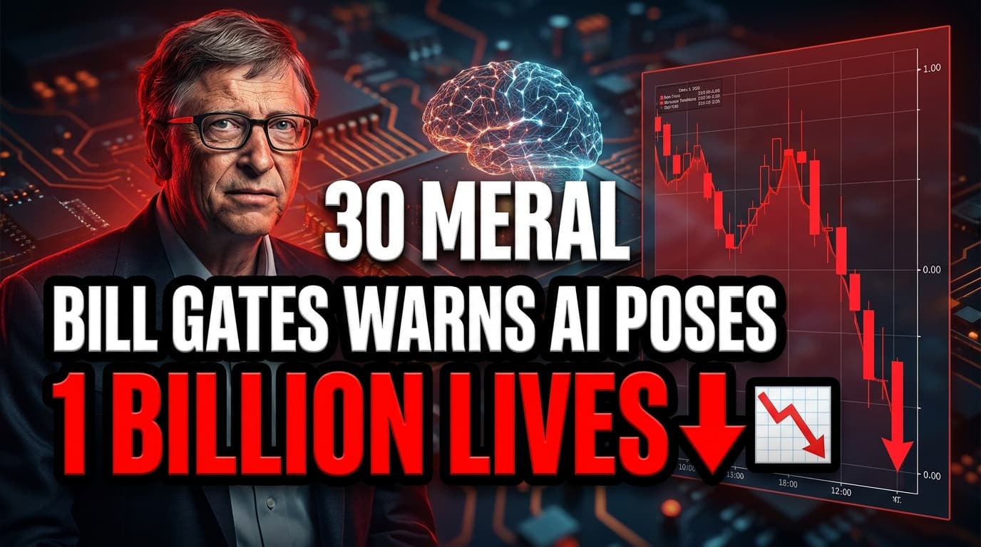 Bill Gates Warns AI Poses Risk of Billion Deaths, Urges Safeguards