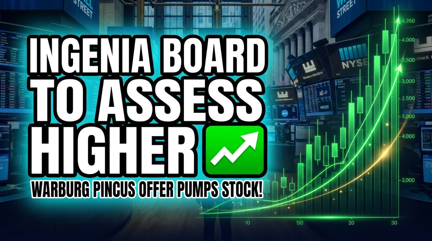 Ingenia Board to Assess Higher Warburg Pincus Takeover Offer