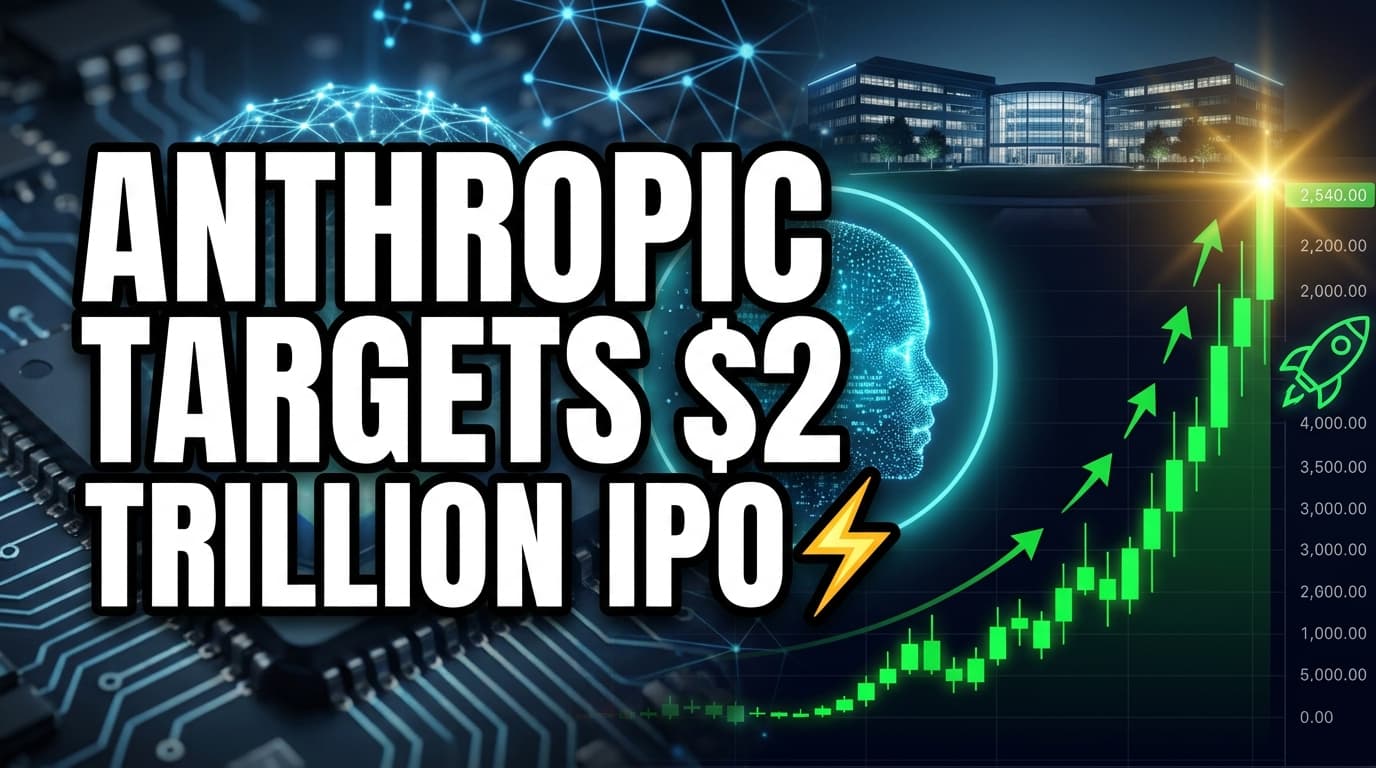 Anthropic Targets $2 Trillion IPO Valuation Despite Significant Losses