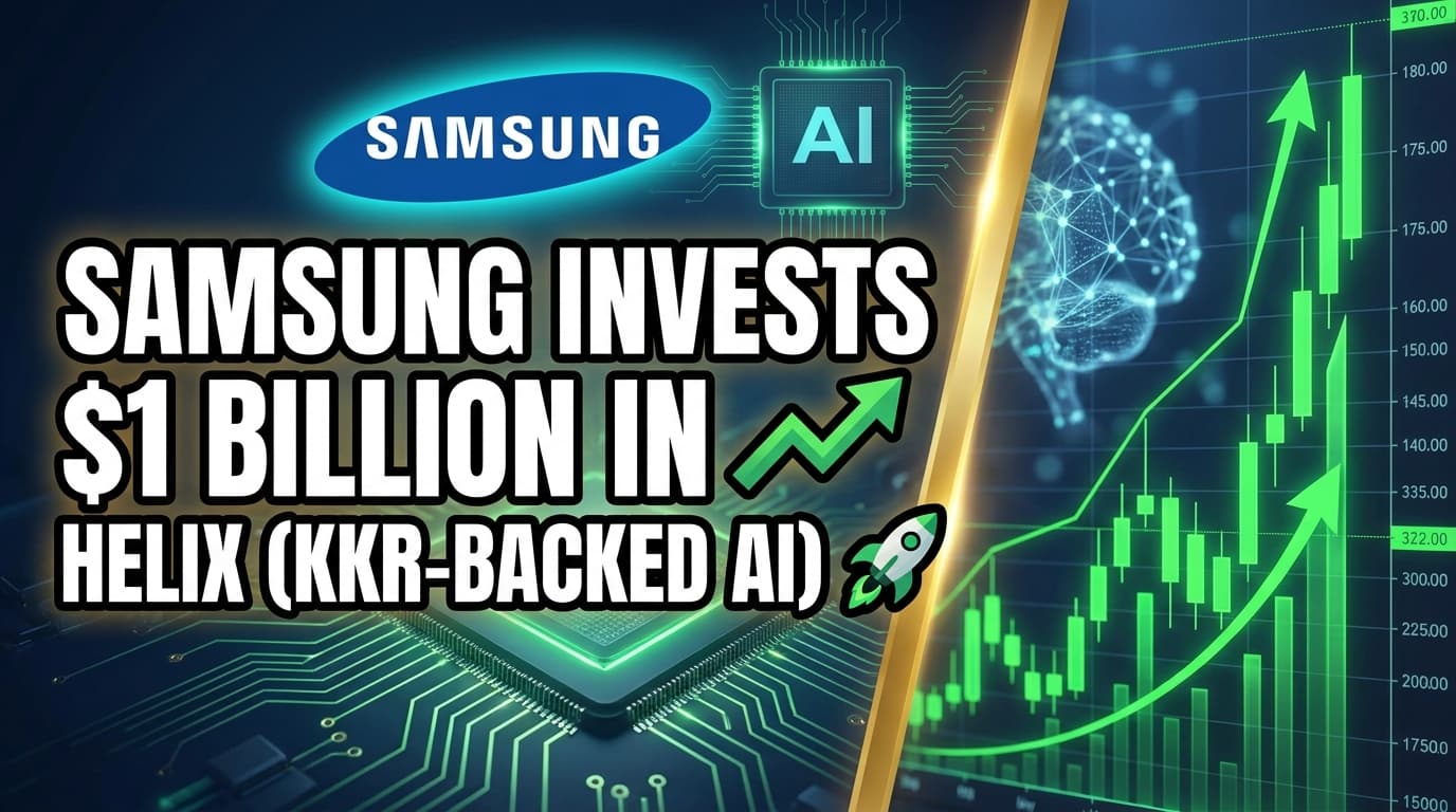 Samsung Invests $1 Billion in KKR-Backed AI Infrastructure Firm Helix