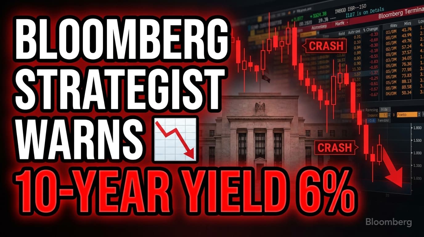 Bloomberg Strategist Warns 10-Year Treasury Yields Could Reach 6%
