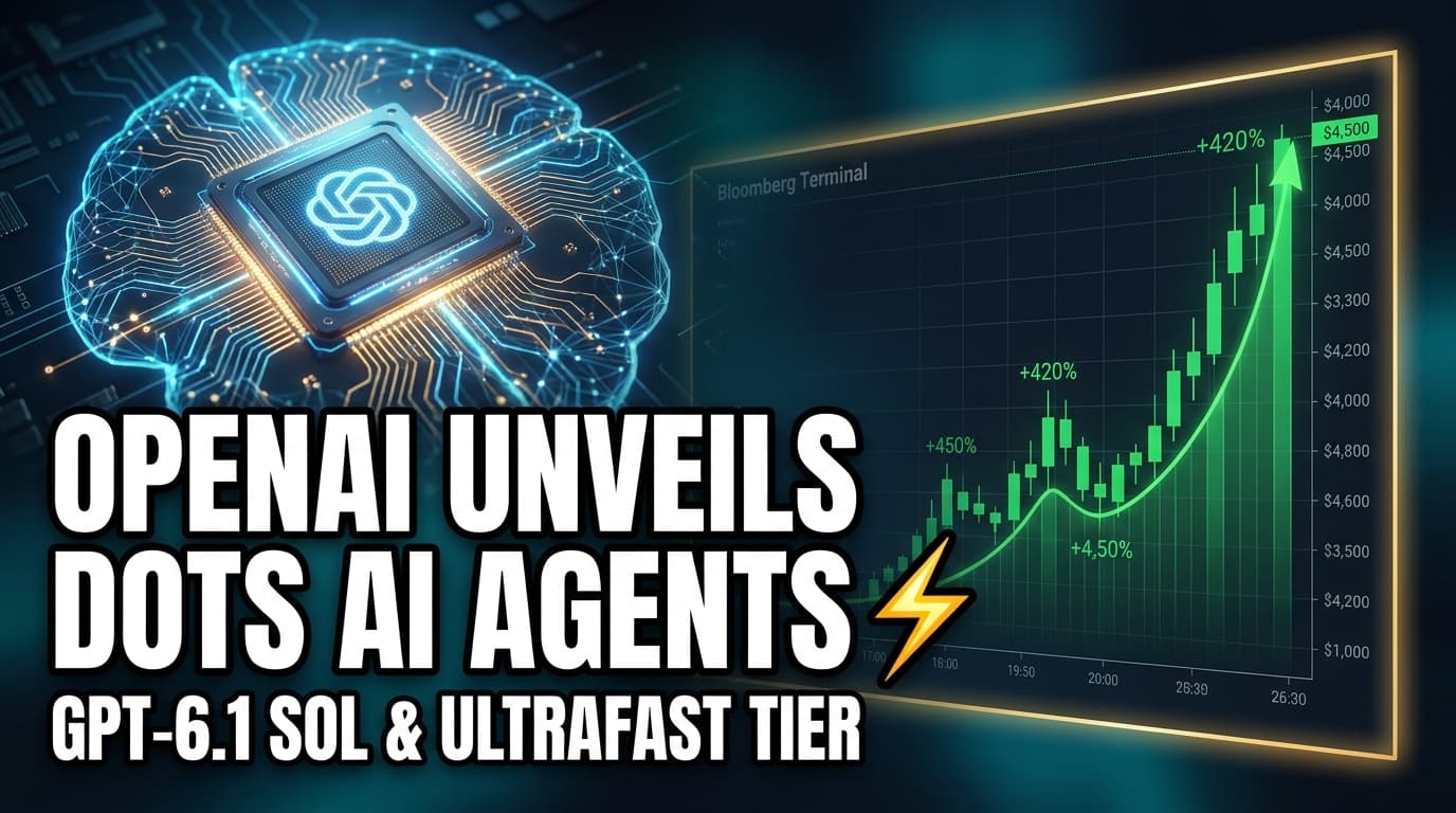 OpenAI Unveils Dots AI Agents, GPT-6.1 Sol, and Ultrafast Tier