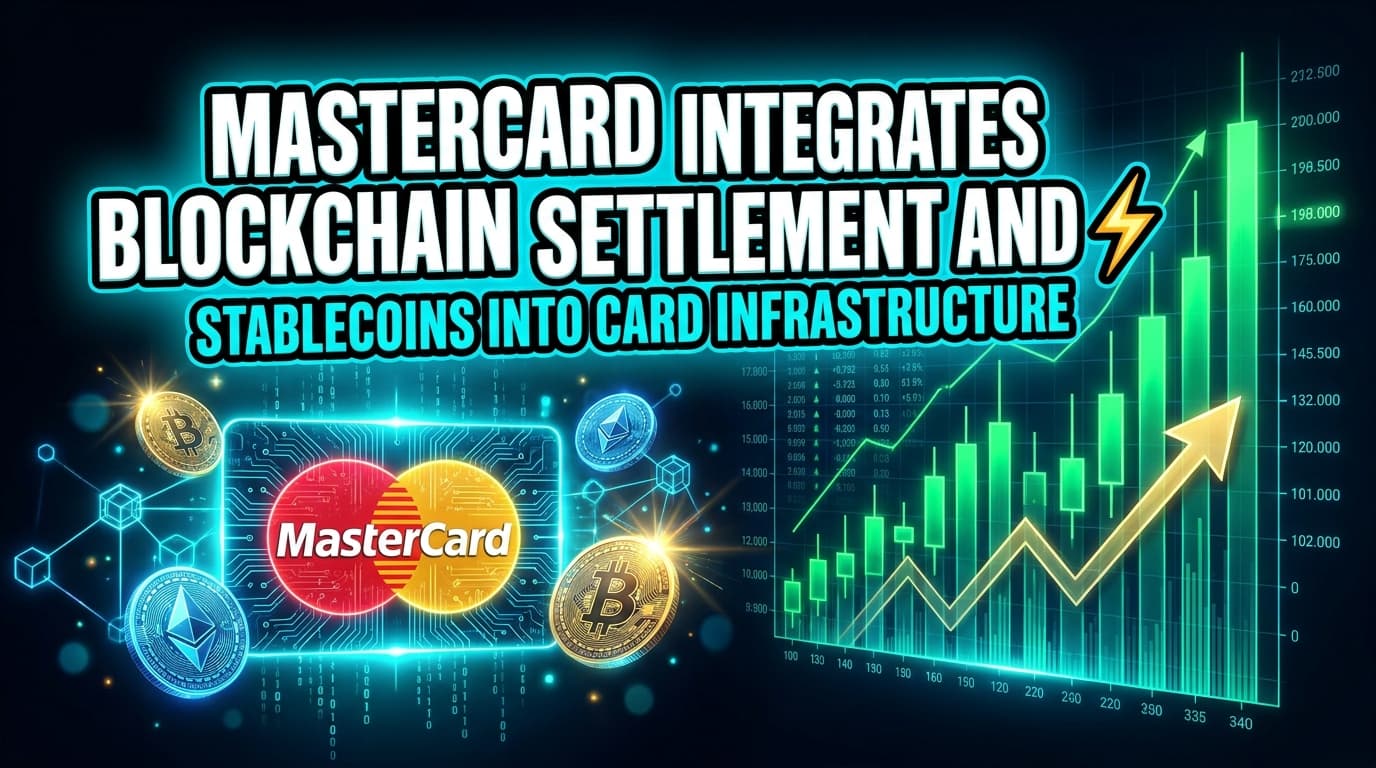 Mastercard Integrates Blockchain Settlement and Stablecoins into Card Infrastructure