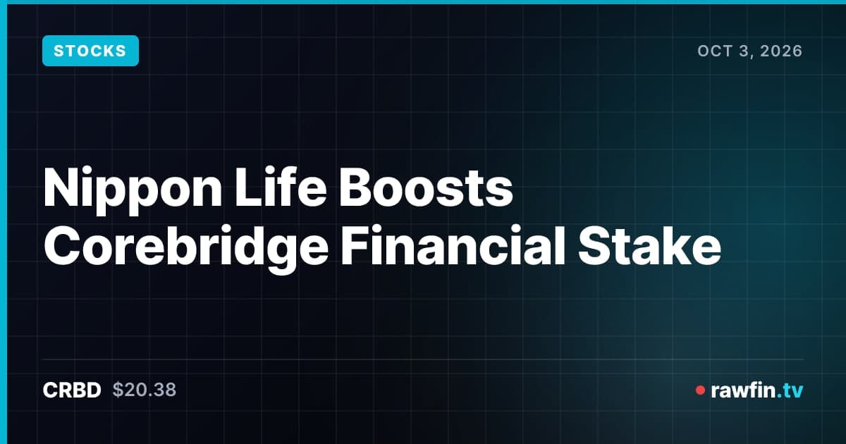 Nippon Life Boosts Corebridge Financial Stake