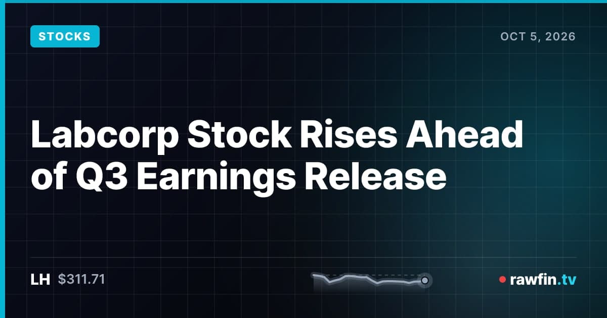 Labcorp Stock Rises Ahead of Q3 Earnings Release