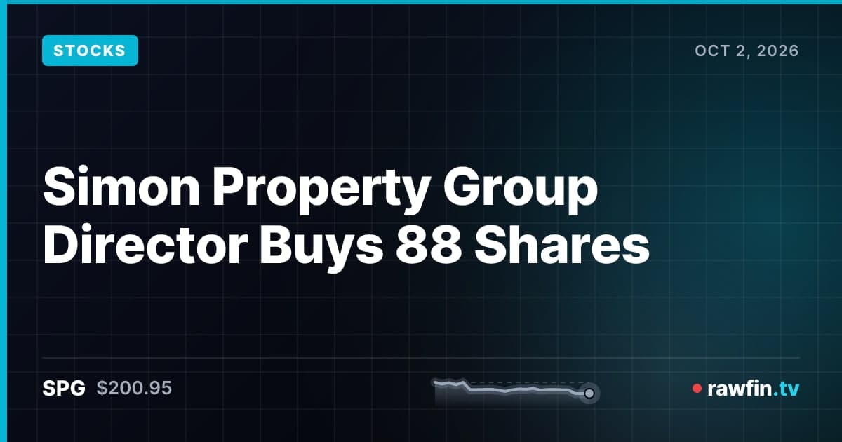Simon Property Group Director Buys 88 Shares