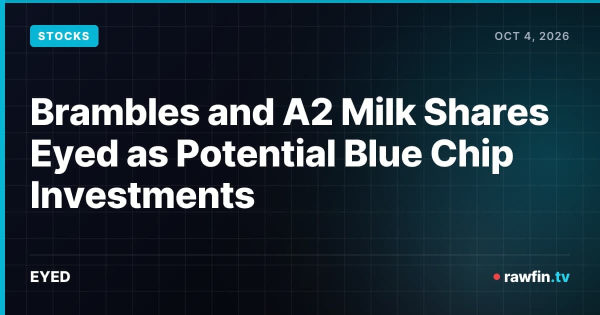 Brambles and A2 Milk Shares Eyed as Potential Blue Chip Investments