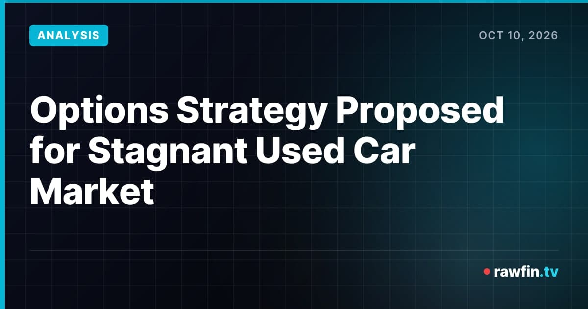 Options Strategy Proposed for Stagnant Used Car Market