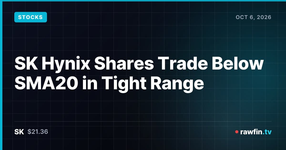 SK Hynix Shares Trade Below SMA20 in Tight Range