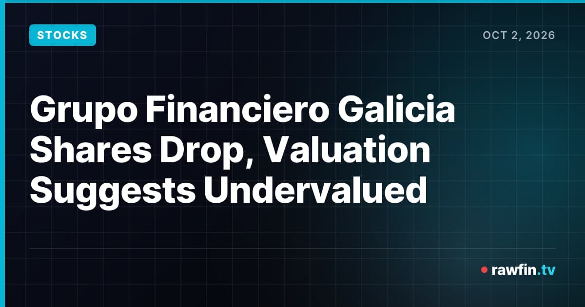 Grupo Financiero Galicia Shares Drop, Valuation Suggests Undervalued